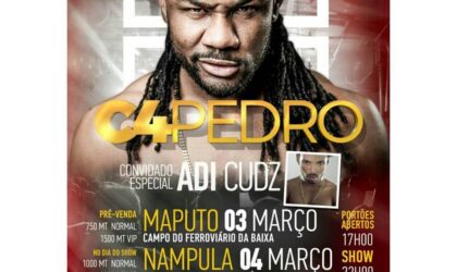 Shows de C4 Pedro e sua Banda em Maputo e Nampula