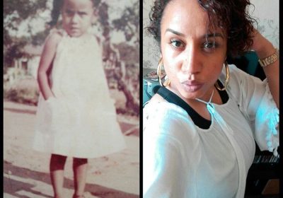 Eunice Andrade emociona fãs com uma foto da infância