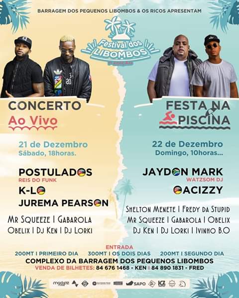 Barragem dos Pequenos Libombos & Os Ricos apresentam: Festival dos Libombos