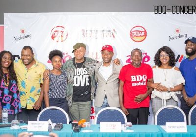 Momentos da conferência de Imprensa do Maputo International Music Festival