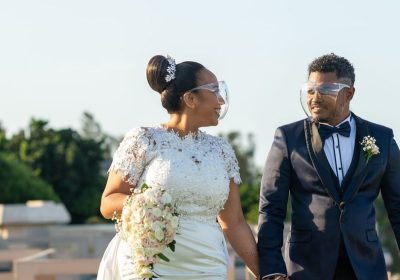 Eunice Andrade e Abdul Bachir celebram um mês de casados