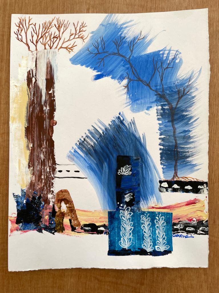 Artista plástica Carmen Muianga inaugura exposição “O homen que cai na Terra”