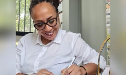 Eunice Andrade Valgy de volta ao trabalho com mais garra