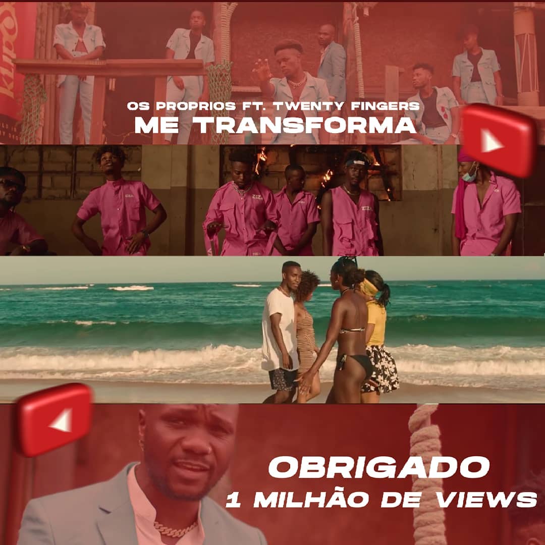 Vídeo “Me Transforma” do grupo Os Próprios atinge 1 milhão de views no YouTube
