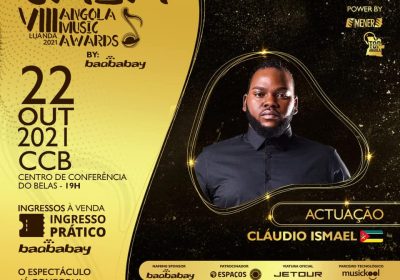 Cláudio Ismael representa Moçambique na gala do Angola Music Awards 2021