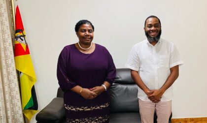 Emerson Miranda recebido em Chimoio pela Governadora da província de Manica