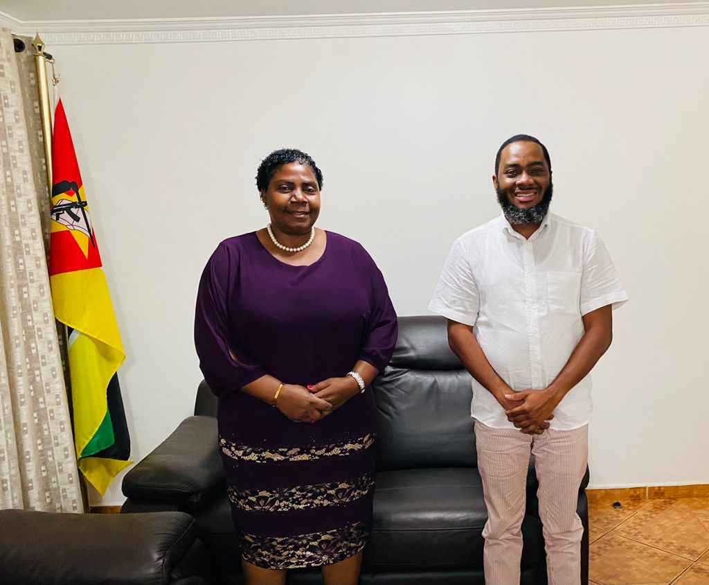 Emerson Miranda recebido em Chimoio pela Governadora da província de Manica