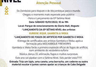 Feira e Lançamento da EP Sétimo Nível com Euridse Jeque, Weka e Gambeta