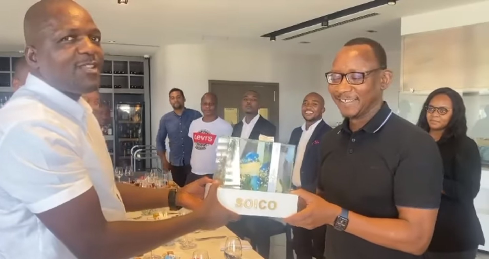 Daniel David despede-se do quadro do Grupo SOICO, Jeremias Langa, depois de 22 anos de trabalho conjunto