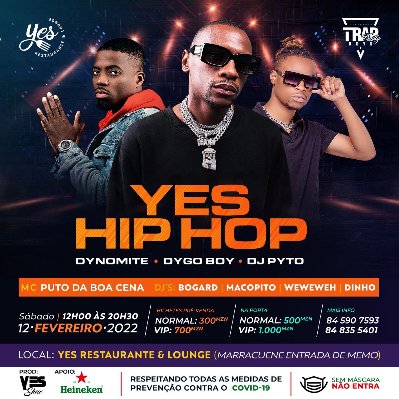 “Yes Hip-Hop” de volta com Dygo Boy, Dynomite e DJ Pito em Marracuene