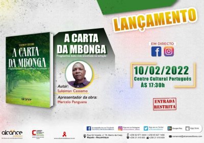 Suleiman Cassamo lança a segunda edição do livro “A Carta da Mbonga”