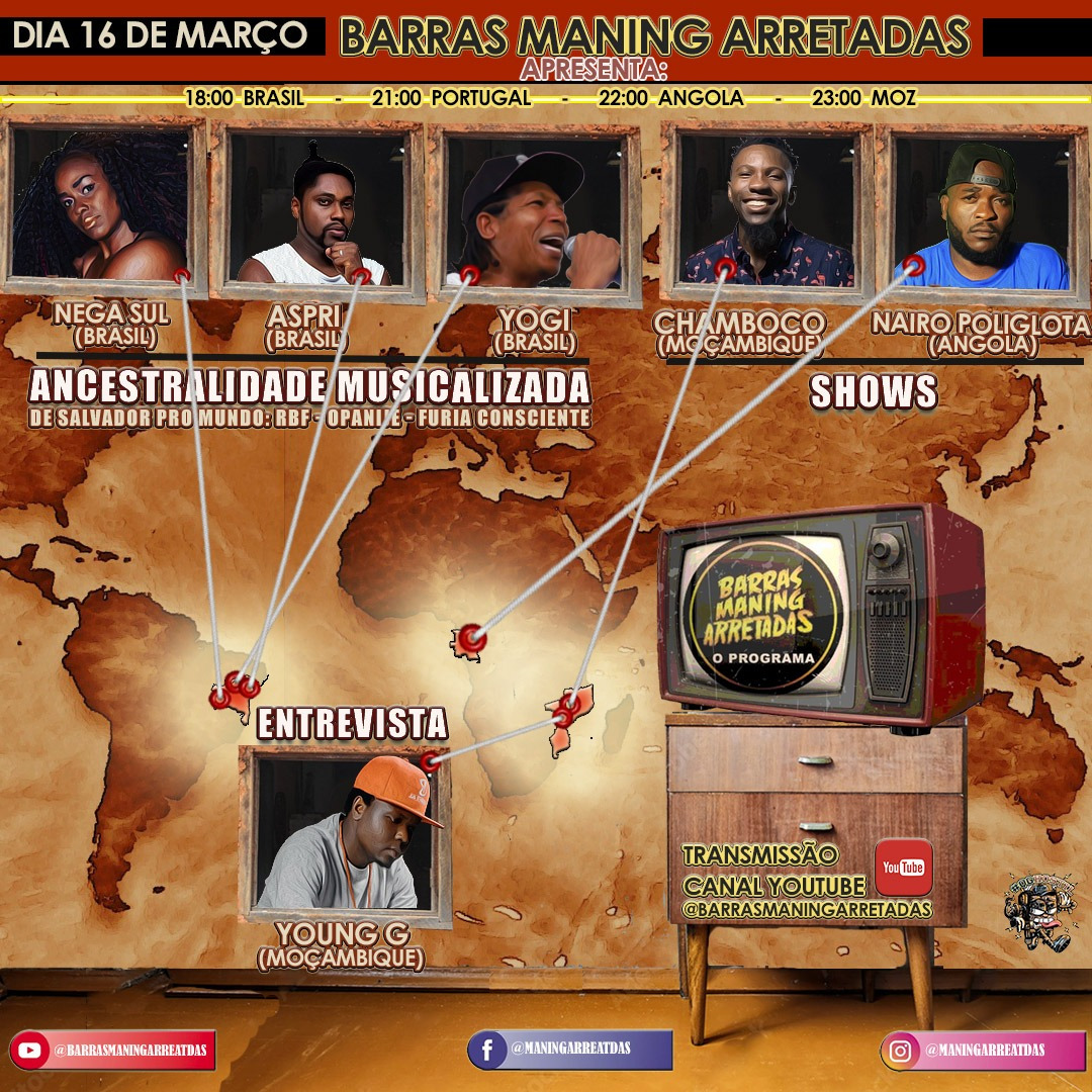 Rappers de Moçambique e Angola abordam acessibilidade e transporte público em programa no Youtube Rappers de Moçambique e Angola abordam acessibilidade e transporte público em programa no Youtube