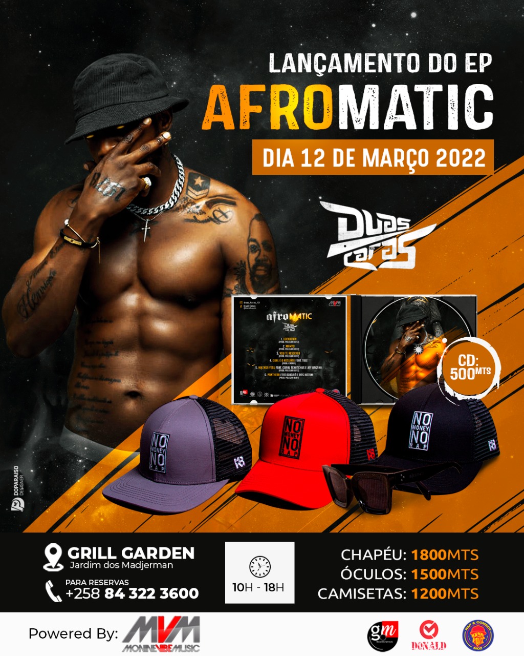 Duas Caras divulga a nova data de lançamento da EP “Afromatic”