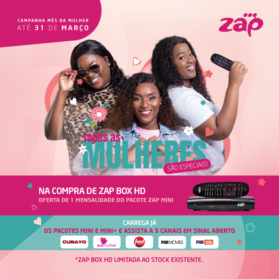 O MÊS DA MULHER É ESPECIAL NA ZAP