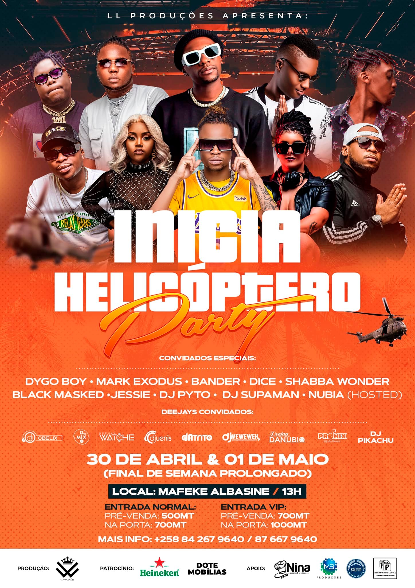 LL Produções volta em grande estilo com o “Inicia Helicóptero Party”