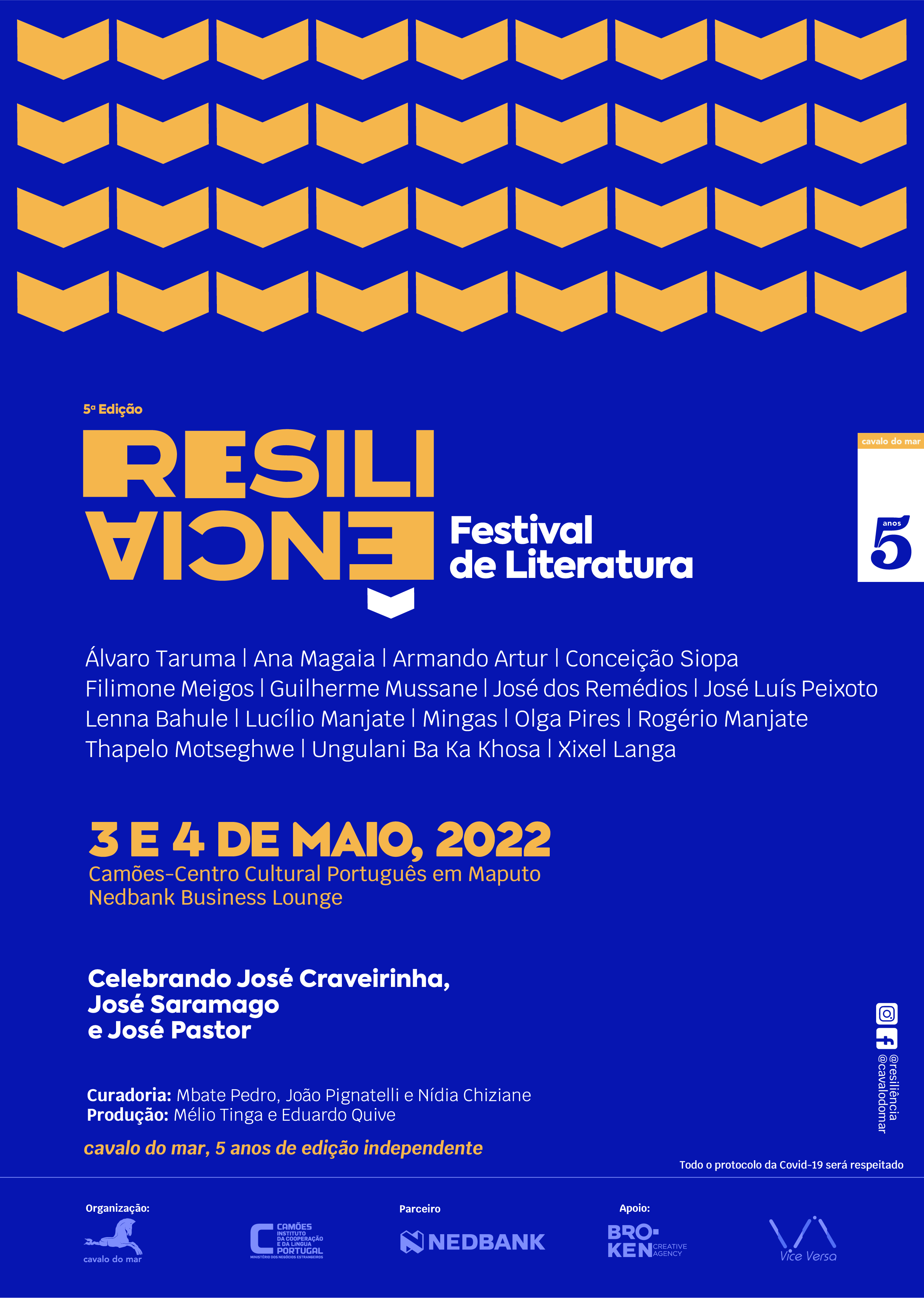 5ª Edição de RESILIÊNCIA – Festival de Literatura