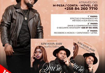 Kingston Baby lança a música “Quero Entender” ao lado da Filomena Maricoa
