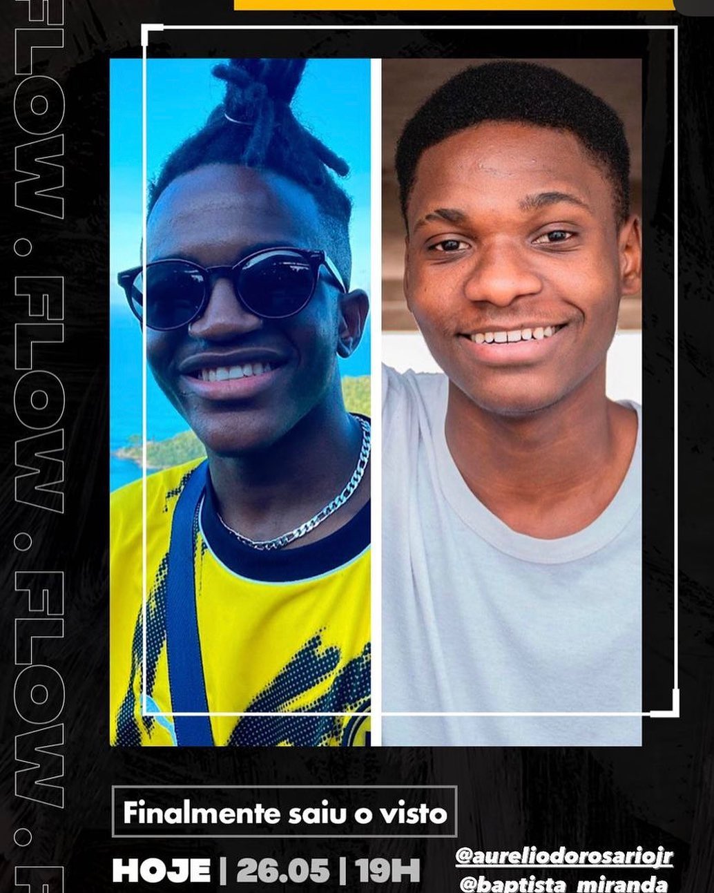 De Tete para o mundo, youtuber moçambicano participa no Flow, o maior podcast do Brasil