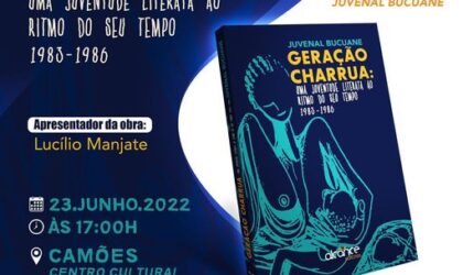 Camões acolhe o lançamento do livro “Geração Charrua” de Juvenal Bucuane