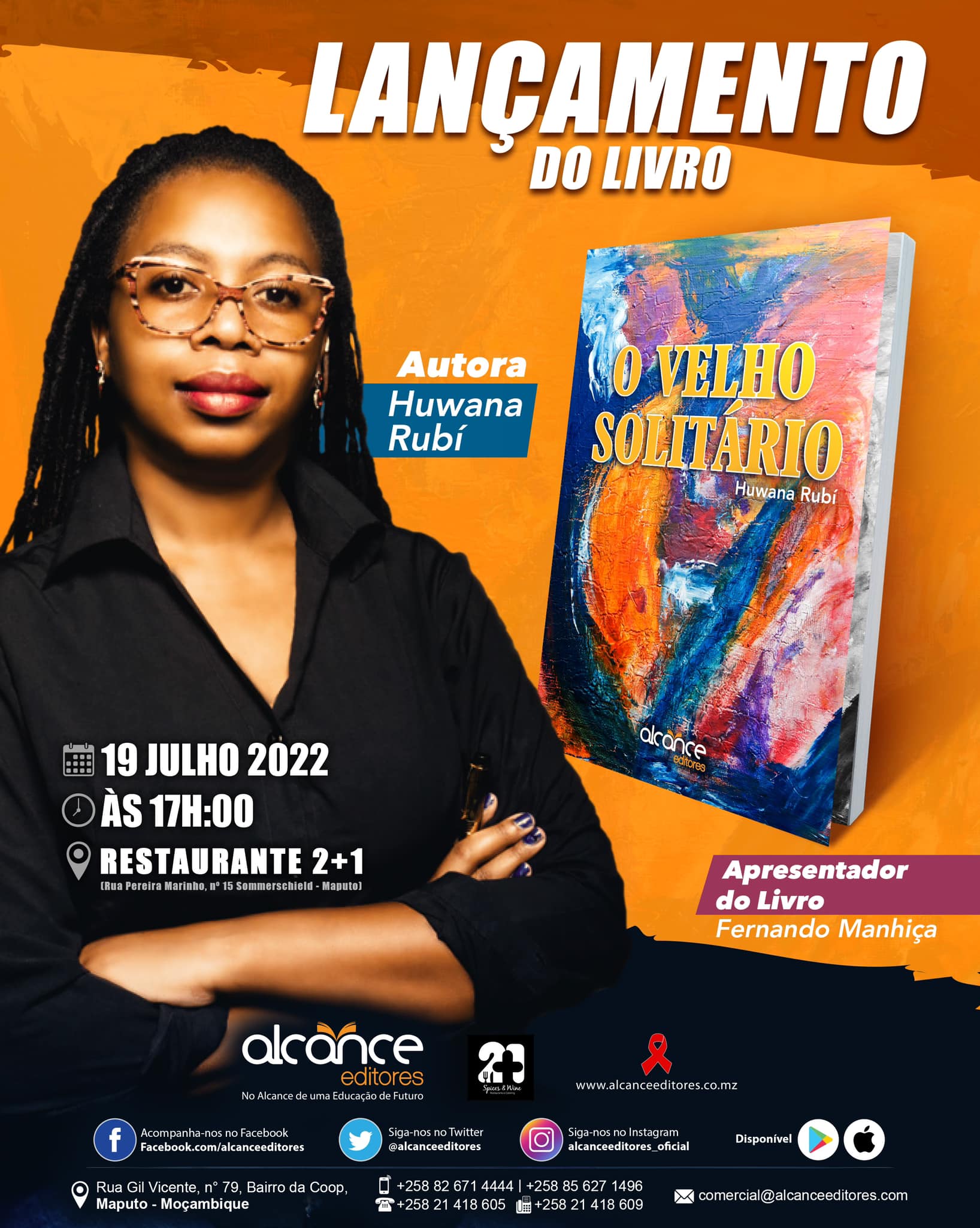 Huwana Rubí apresenta “O velho solitário” no seu livro