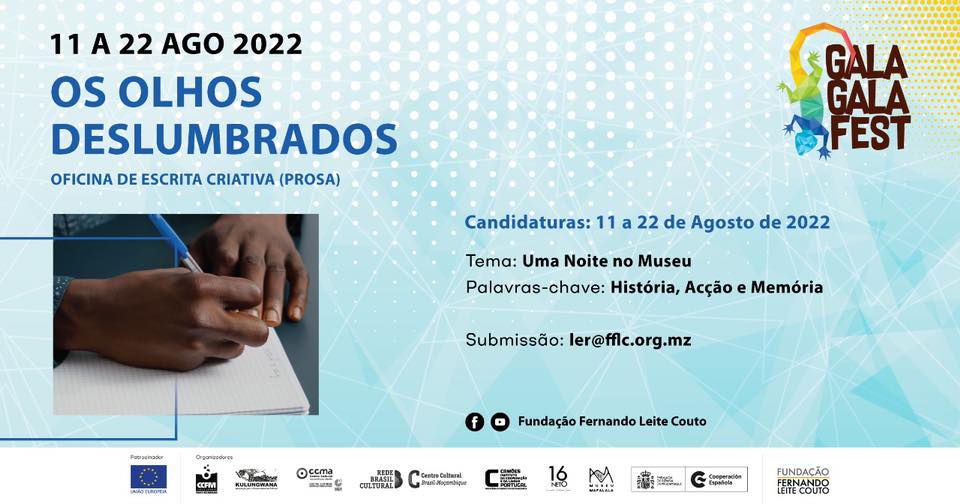 Abertas as candidaturas para a oficina literária “OS OLHOS DESLUMBRADOS”