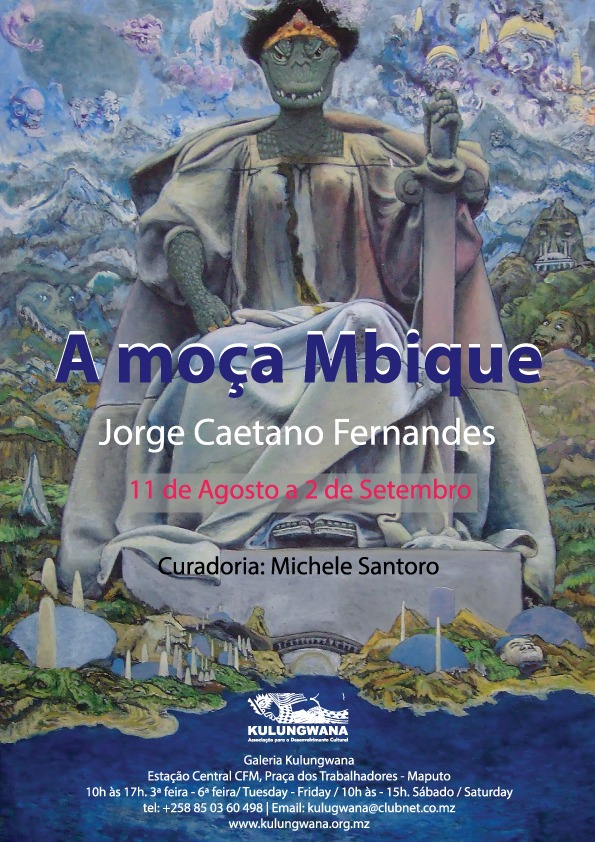 Artista plástico Jorge Fernandes expõe “A MOÇA MBIQUE” na Galeria Kulungwana