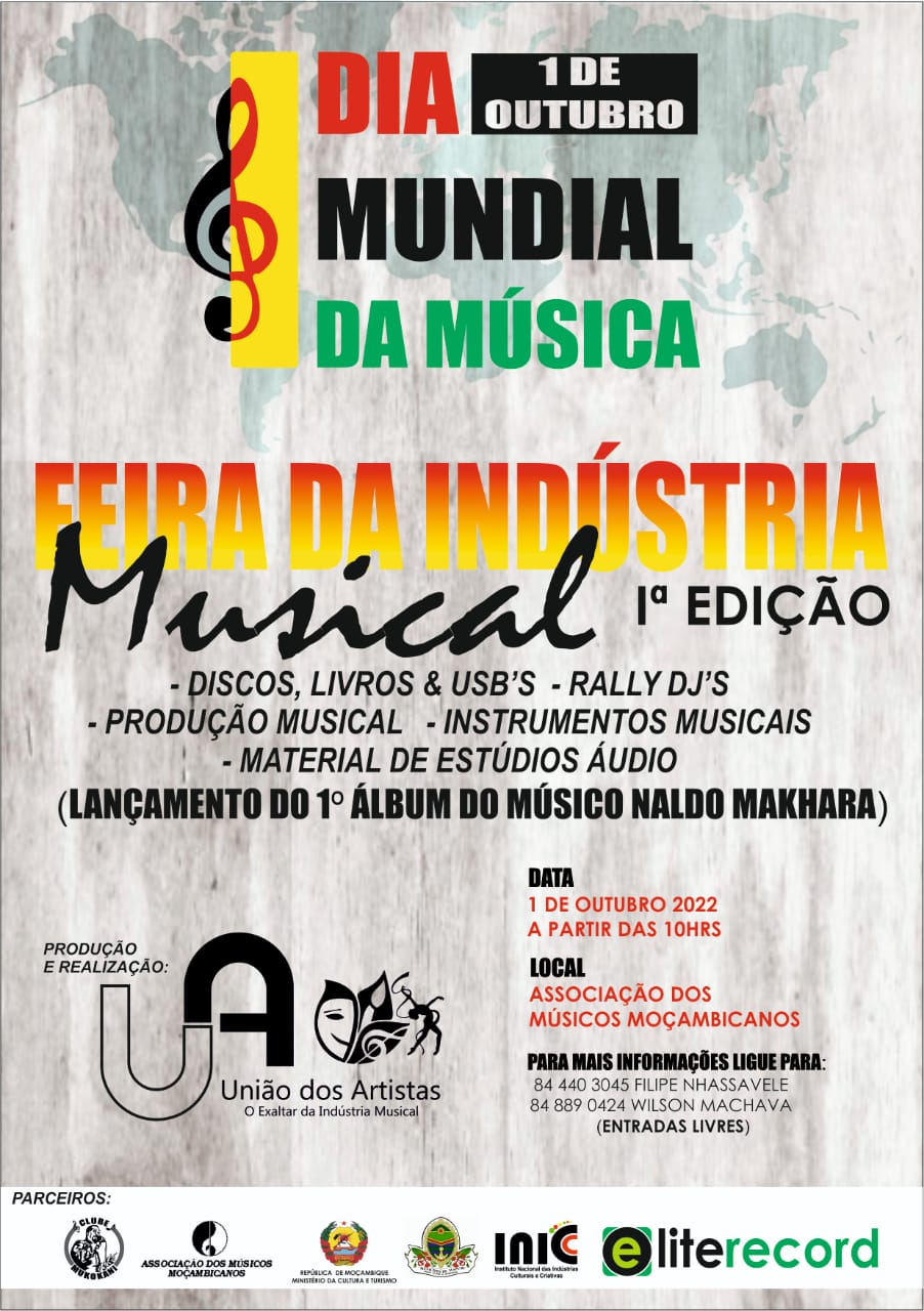Associação dos Músicos Moçambicanos acolhe a 1ª edição da Feira da Indústria Musical 