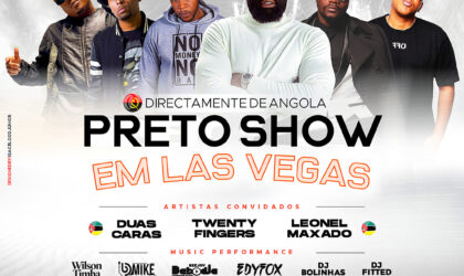 Cantor angolano Preto Show em Las Vegas (Ressano Garcia)