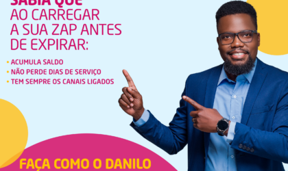 Carregue o seu Pacote ZAP antes de expirar e acumule saldo