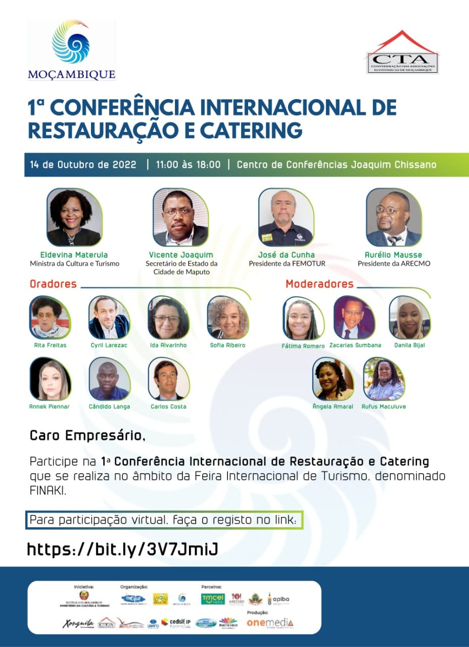 Maputo acolhe a primeira Conferência Internacional de Restauração e Catering