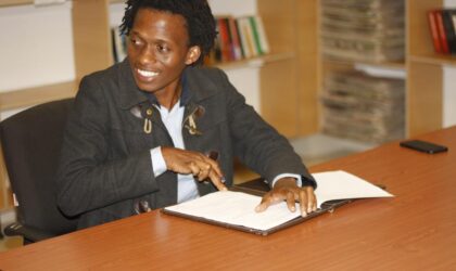 Hélio Nguane representa Moçambique no Talent Press Rio, uma  capacitação de jovens críticos de cinema