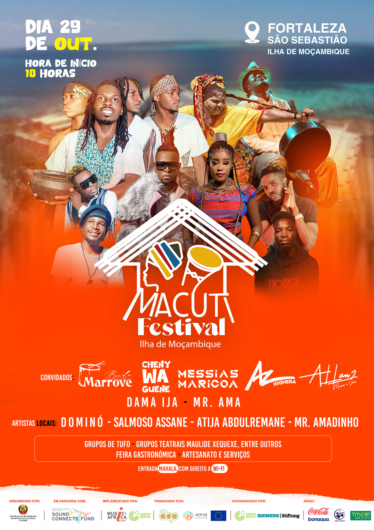 Macuti Festival 2022: Destaca os artistas da região Norte e Sul de Moçambique