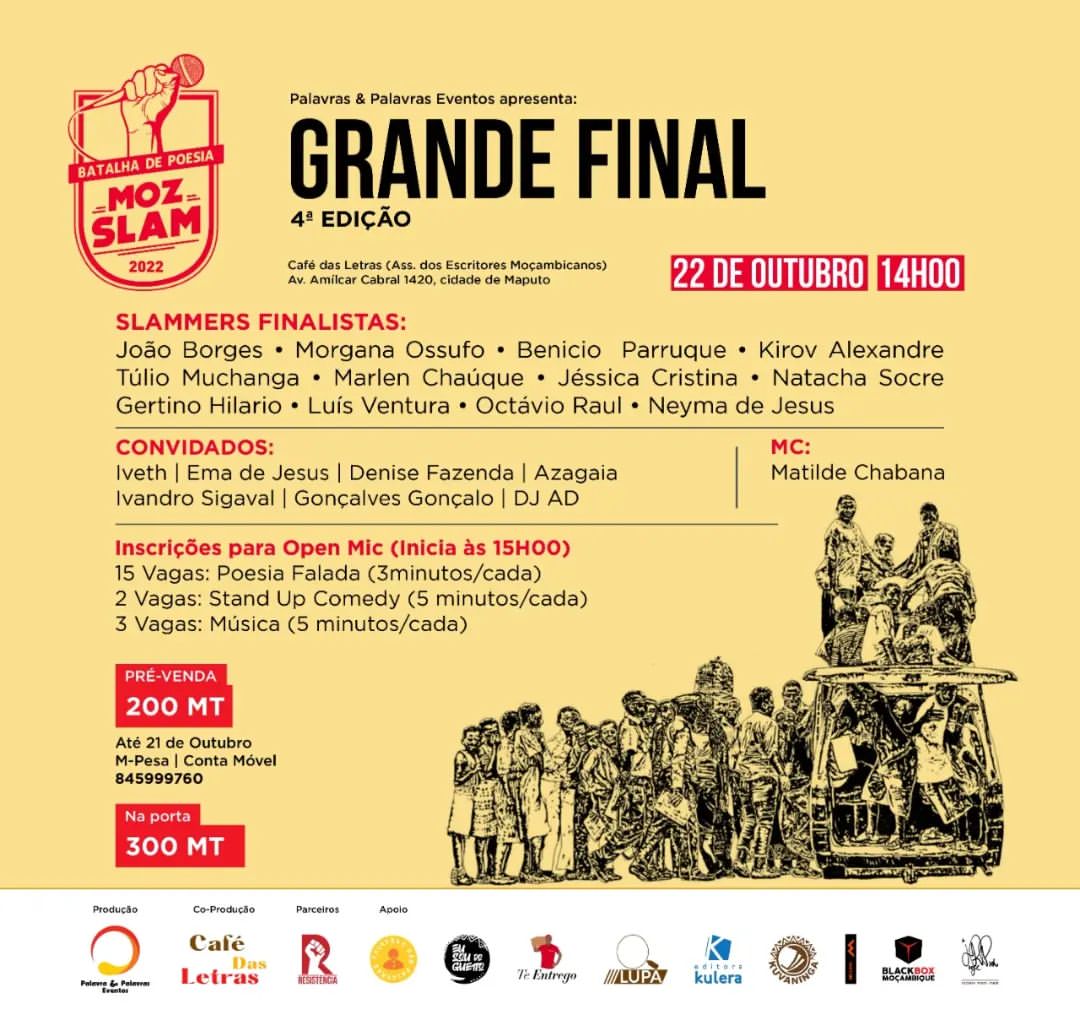 Grande Final da 4° edição do Moz Slam- Batalha de Poesia Falada