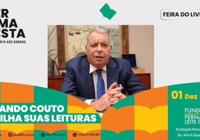 Fernando Amado Leite Couto cunduz a abertura da feira do livro da FFLC “Ler é uma Festa”