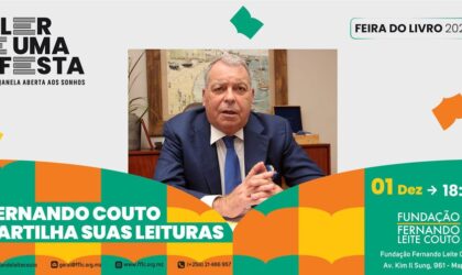 Fernando Amado Leite Couto cunduz a abertura da feira do livro da FFLC “Ler é uma Festa”