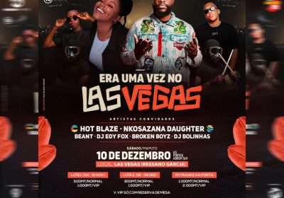 Las Vegas junta Hot Blaze e Nkosazana Daugther no mesmo show em Ressano Garcia