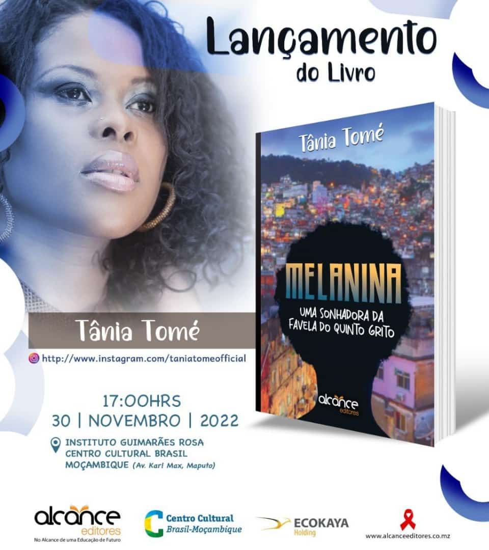 Tânia Tomé Lança o livro “Melanina, uma Sonhadora da Favela do Quinto Grito”