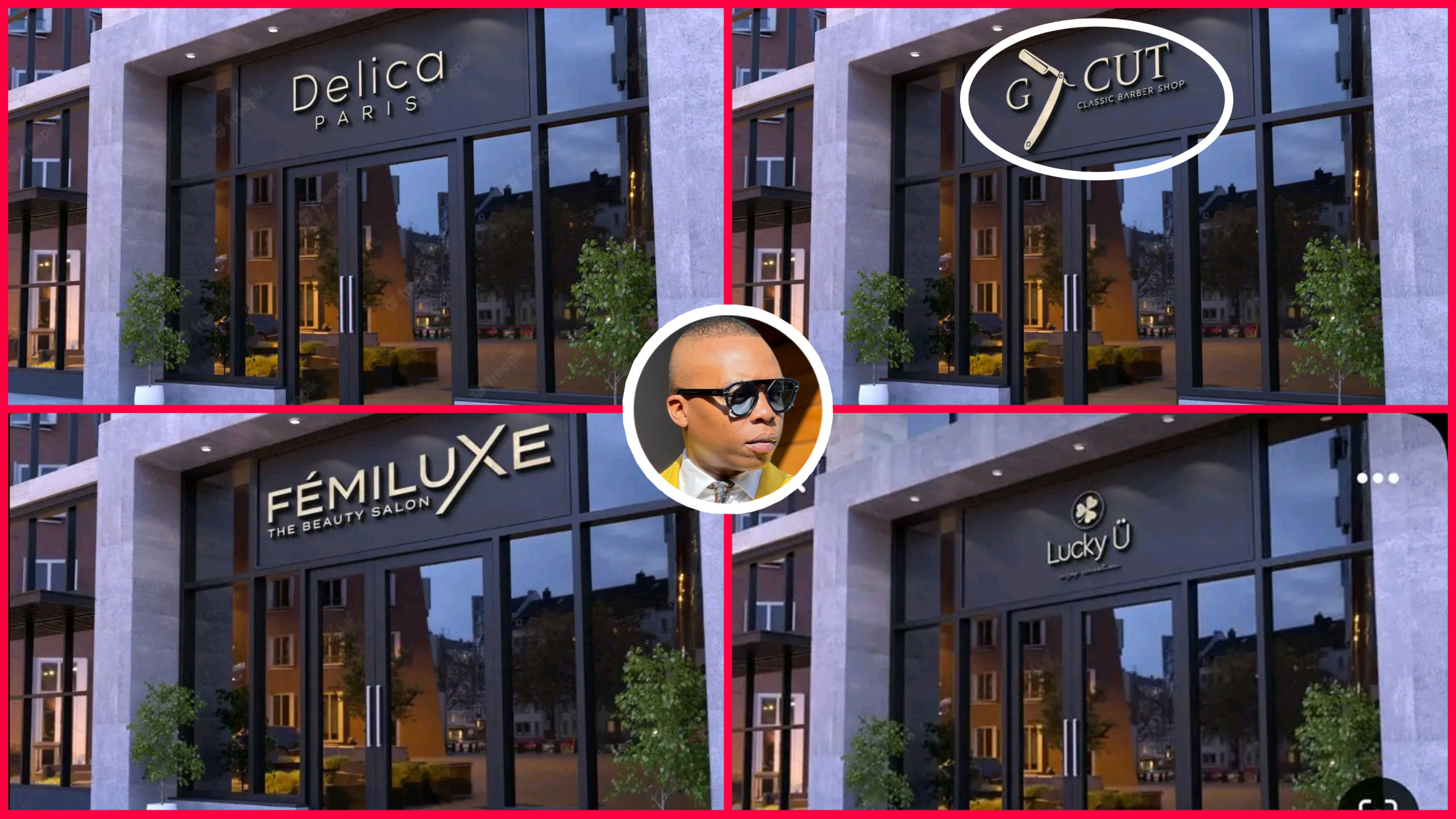 Imagem da Barbearia do Guyzelh em Angola gera polémica: “Será Photoshop?”