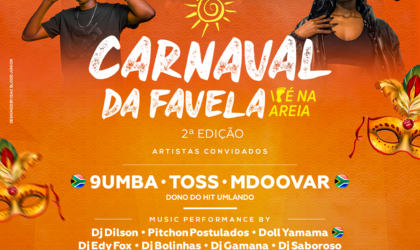 Segunda edição do Carnaval Pé na Areia no Las Vegas Bar e Restaurante (Ressano Garcia)