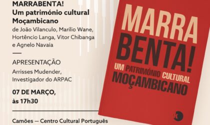 Camões acolhe o lançamento do livro “Marrabenta: Um Património Cultural Moçambicano”