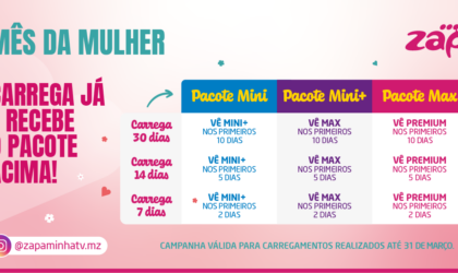 Desfrute da promoção especial referente ao “Pacote Acima” com a Zap no Mês da Mulher