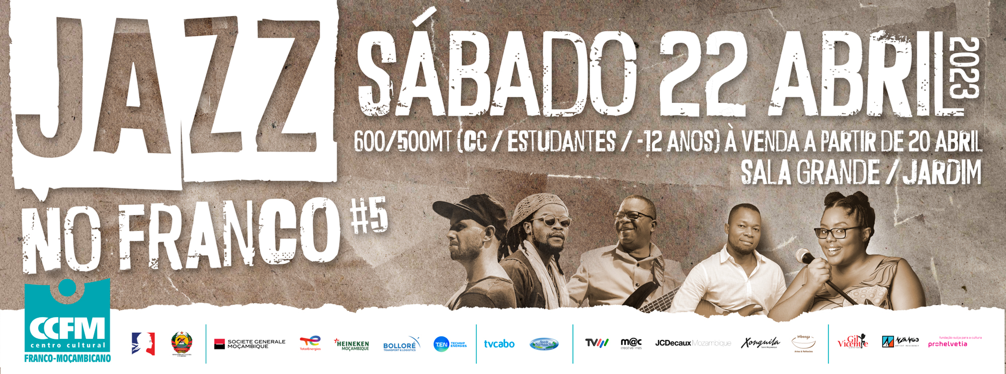 Rhythms to Our Ancestors, Valter Mabas e outros artistas no Jazz no Franco – 5ª edição