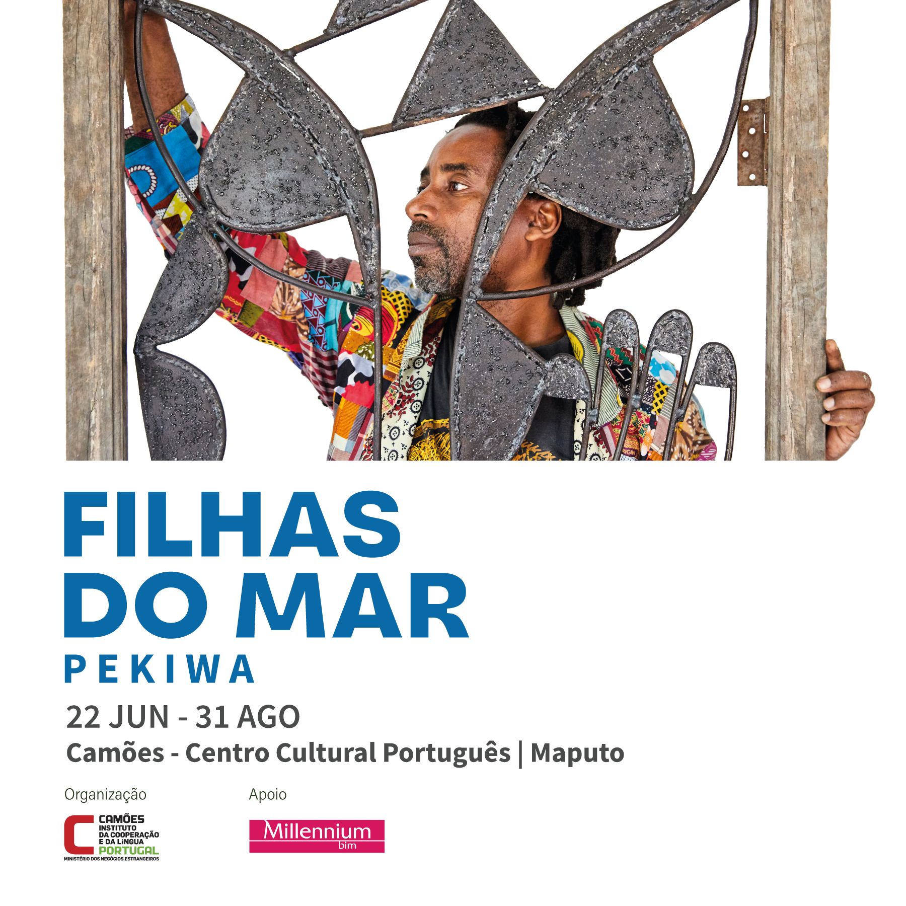 Camões acolhe “Filhas do Mar” – exposição do escultor Pekiwa