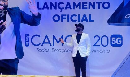Artistas e influencers moçambicanos no lançamento do novo smartphone da Tecno