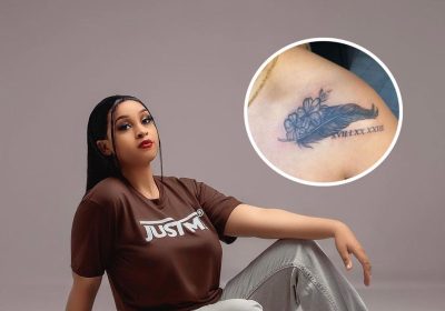 Olga Fortunato surpreende seguidores ao substituir tatuagem com o nome do Akeem