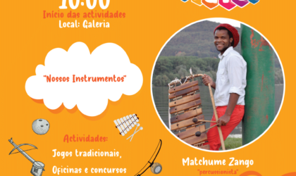 Matchume Zango realiza oficina de Timbila para crianças na Galeria