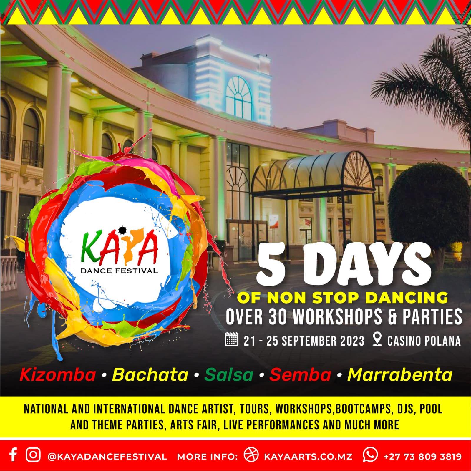 KAYA-2023: Maputo colhe o Festival Internacional de Dança