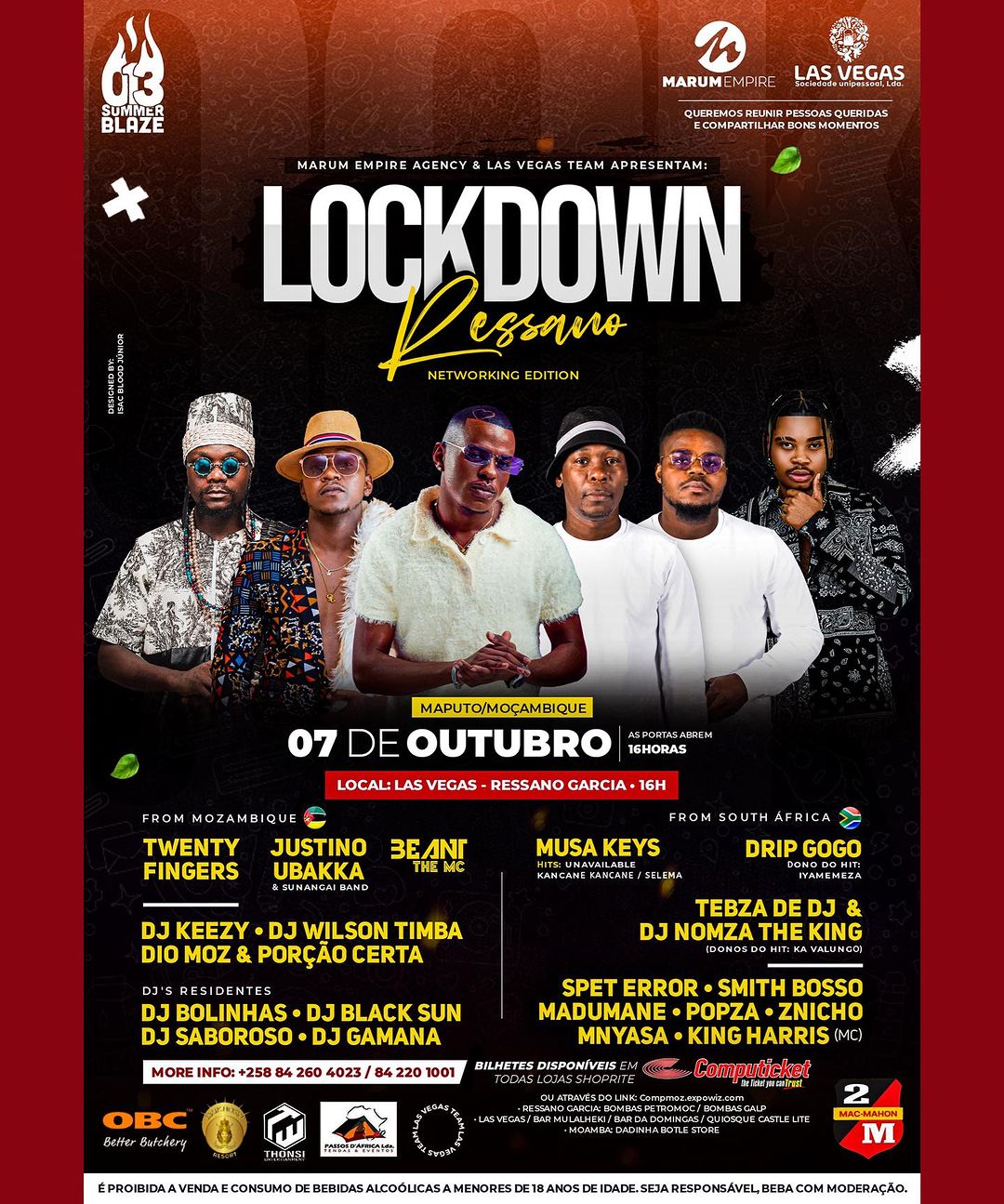 Marun Empire Agency e Las Vegas Team apresentam: LockDown Ressano