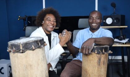 X-Hub acolhe workshop de percussão tradicional com Stewart Sukuma e Ângelo Martins