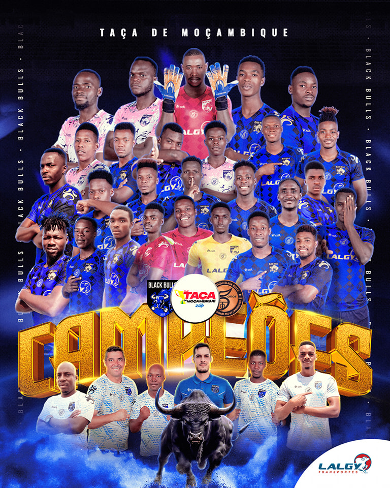 Black Bulls faz história ao vencer a Taça de Moçambique ZAP pela primeira vez